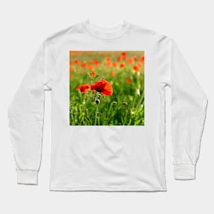 Poppies Long Sleeve T-Shirt